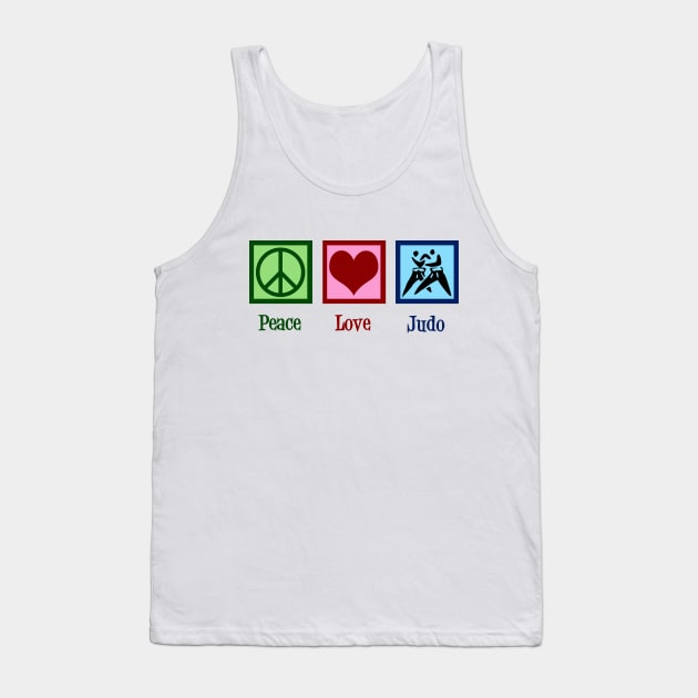 Peace Love Judo Tank Top by epiclovedesigns